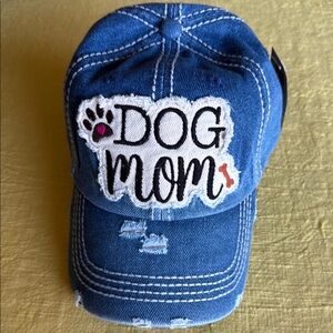 KBETHOS Vintage Dog Mom Denim Cap